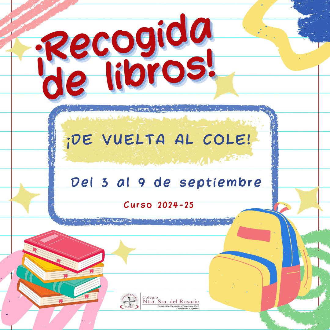 Imagen de RECOGIDA DE LIBROS CURSO 2024-25